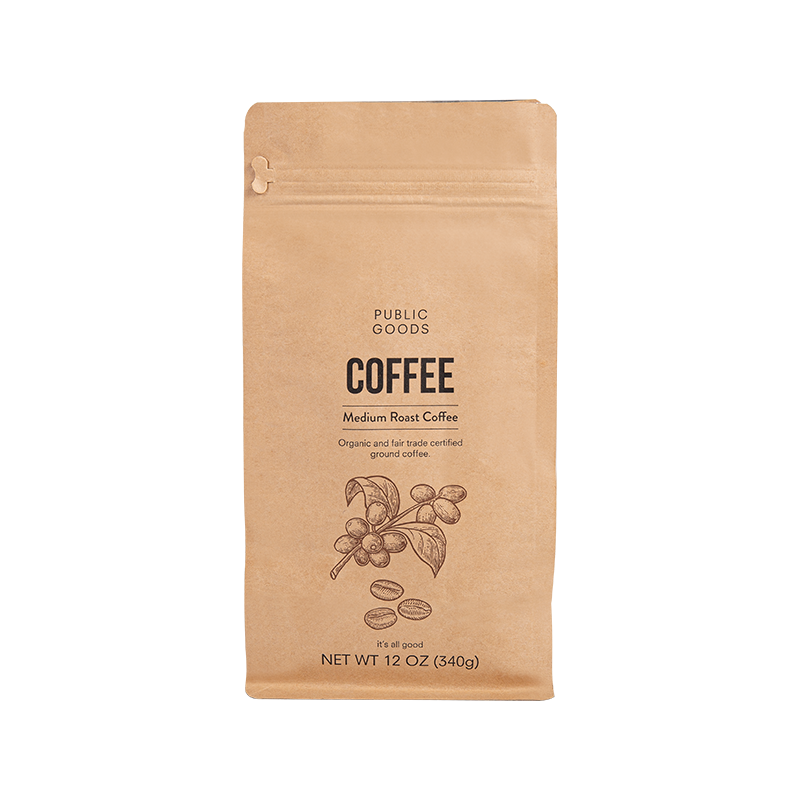 LAETUS Retro Kraft Paper Pouch Coffee Bag LAETUS Retro Kraft Paper Pouch Coffee Bag