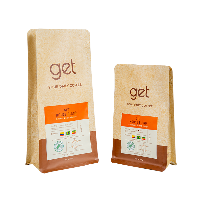 250g-1kg octo-Latus Sigillum Capulus Bag 250g-1kg octo-Latus Sigillum Capulus Bag